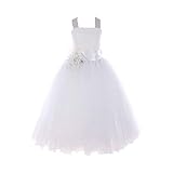 Algopix Similar Product 4 - FAYBOX Pageant Wedding Flower Girl