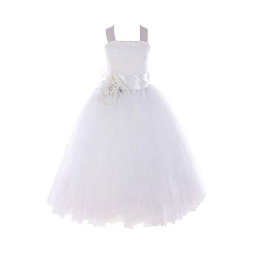 Algopix Similar Product 7 - FAYBOX Pageant Wedding Flower Girl