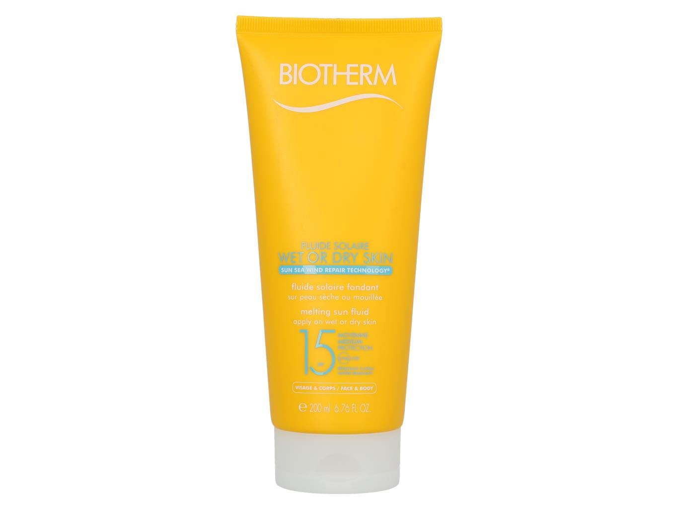 Algopix Similar Product 4 - Biotherm Fluide Solaire Wet Or Dry Skin
