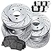 Algopix Similar Product 10 - PowerSport Front Rear Brakes and Rotors