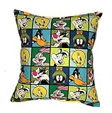 Algopix Similar Product 12 - Looney Toons Pillow Tweety Le Pew Bugs