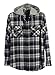 Algopix Similar Product 8 - Gioberti Mens Removable Hoodie Plaid
