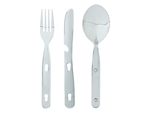 Algopix Similar Product 11 - Ferrino Set DI 3 Cutlery Steel INOX
