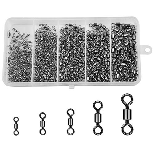 Algopix Similar Product 7 - Fishing Rolling Barrel Swivels 500pcs