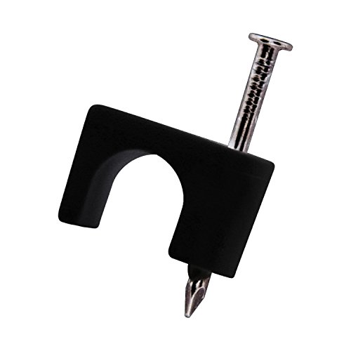 Algopix Similar Product 17 - QualGear 6mm Cable Clips Black 100