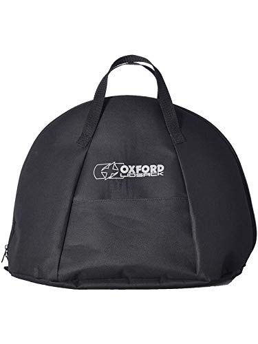 Algopix Similar Product 16 - Oxford Black Lidsack Motorcycle Helmet