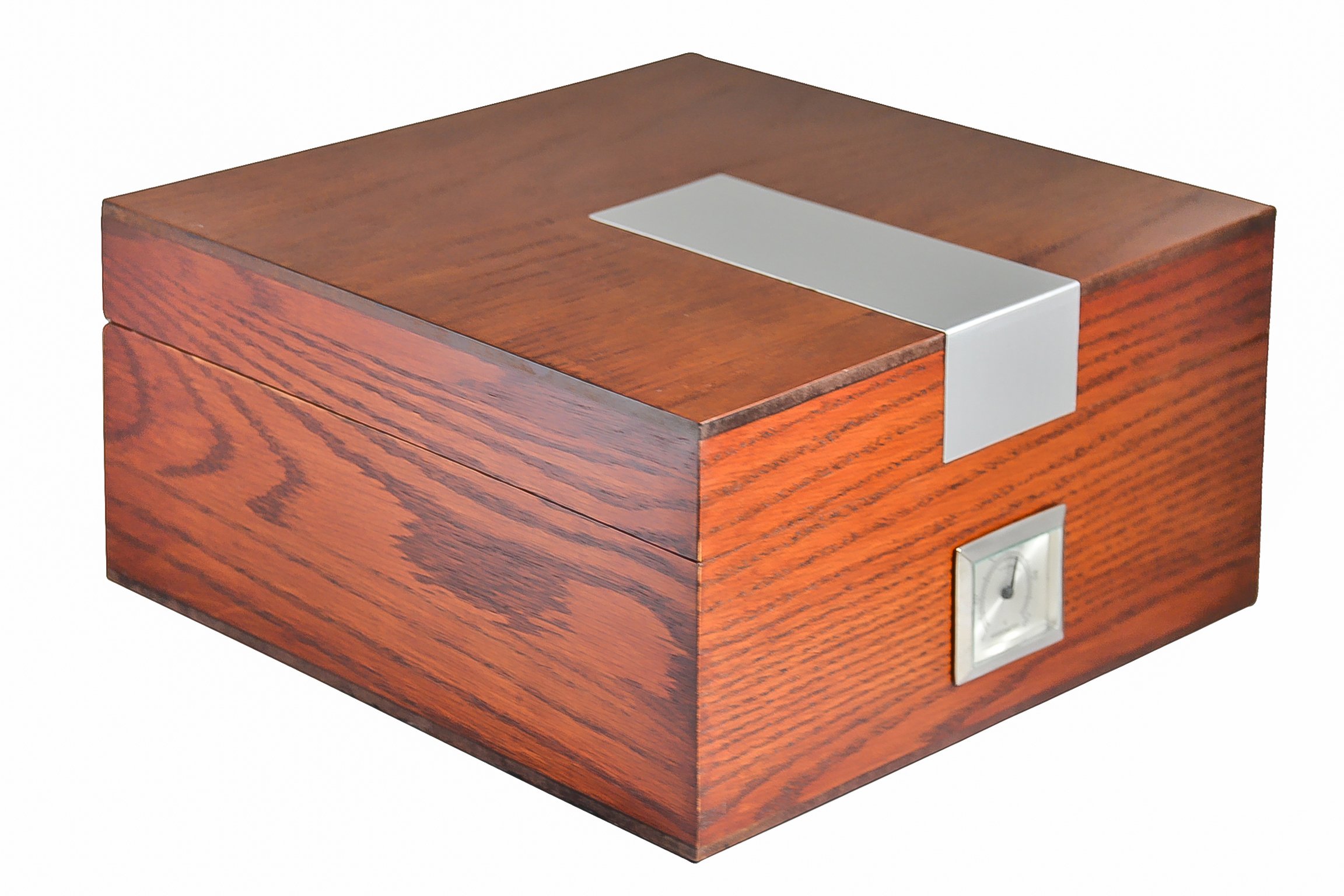 Algopix Similar Product 7 - La Cubana Solid Wood Oak Cigar Humidor