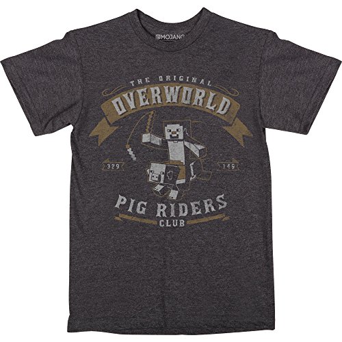 Algopix Similar Product 19 - JINX Minecraft Pig Riders Boys Tee