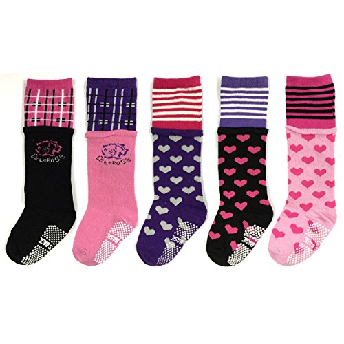 Algopix Similar Product 10 - Wrapables Girls Hearts and Roses Socks