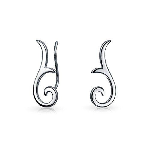 Algopix Similar Product 16 - Minimalist Geometric Tribal Scroll Ear