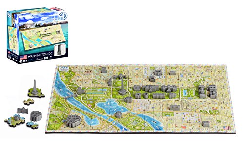 Algopix Similar Product 13 - 4D Cityscape Mini Puzzle 164 Piece