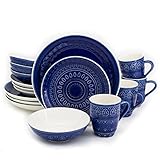 Algopix Similar Product 11 - Euro Ceramica Fez Collection 16 Piece