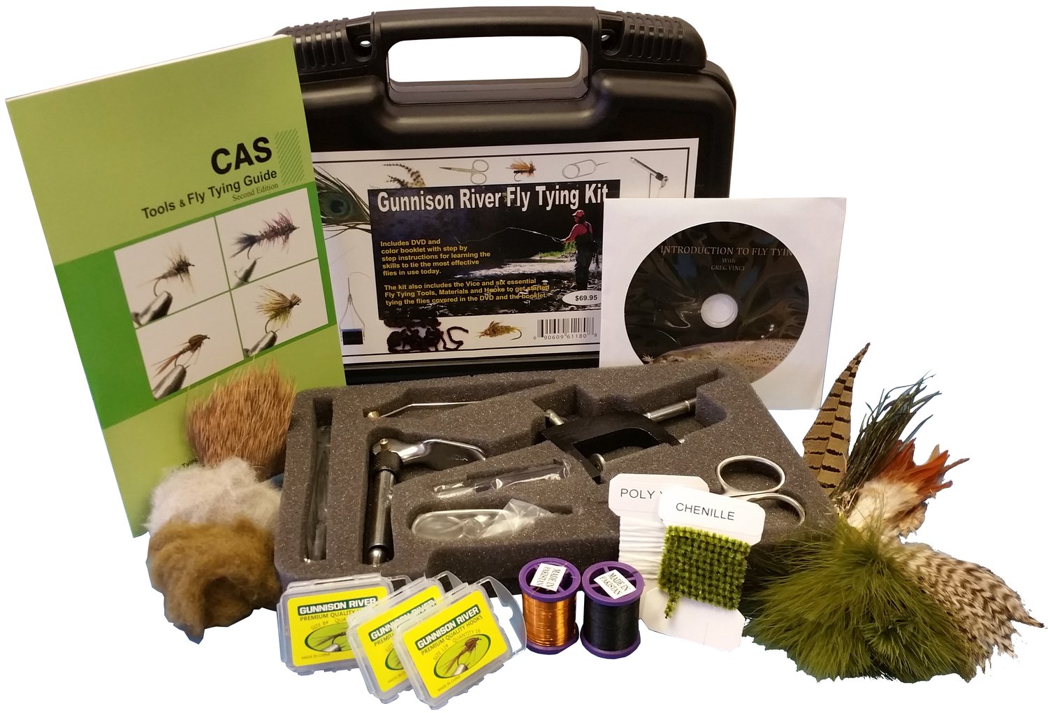 Algopix Similar Product 6 - Anglerhaus Fly Tying Tool Kit 6
