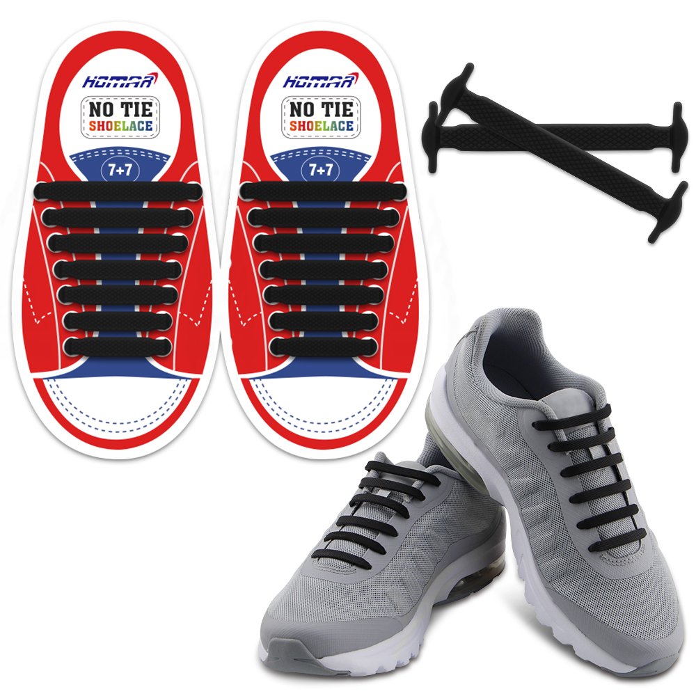 Algopix Similar Product 15 - HOMAR No Tie Shoelaces for Kids and