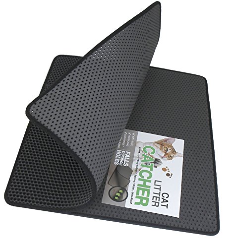 Algopix Similar Product 14 - DoubleLayer Honeycomb Cat Litter Mat