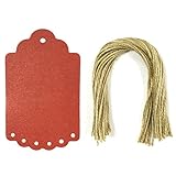 Algopix Similar Product 8 - Wrapables 50 Gift TagsKraft Hang Tags
