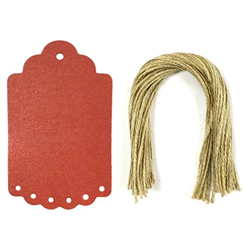 Algopix Similar Product 17 - Wrapables 50 Gift TagsKraft Hang Tags