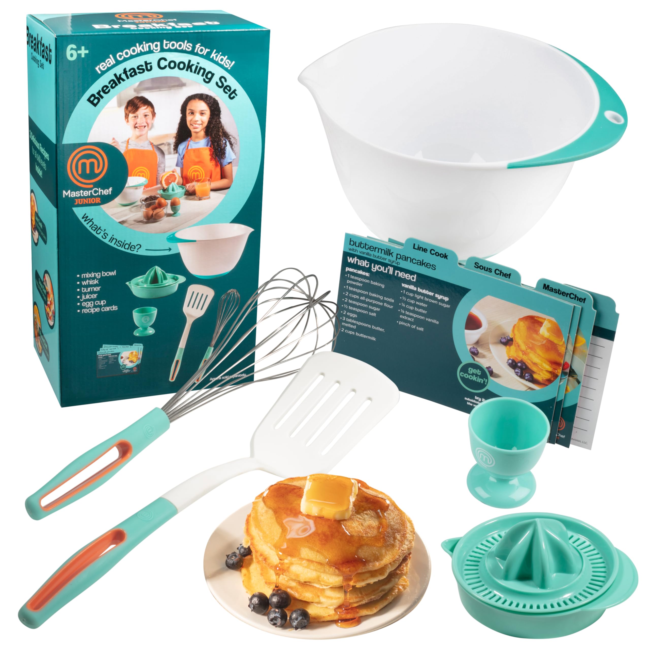 Algopix Similar Product 8 - MasterChef Junior Breakfast Cooking Set