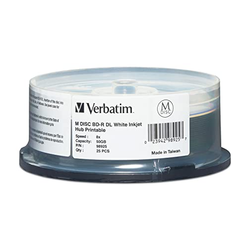 Algopix Similar Product 1 - Verbatim M DISC BDR DL 50GB 8X White