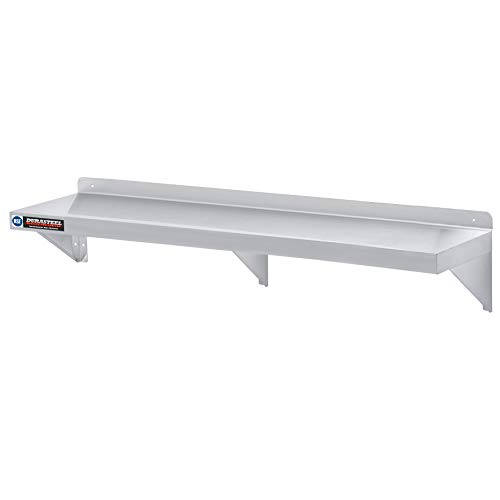 Algopix Similar Product 6 - DuraSteel Stainless Steel Wall Shelf 