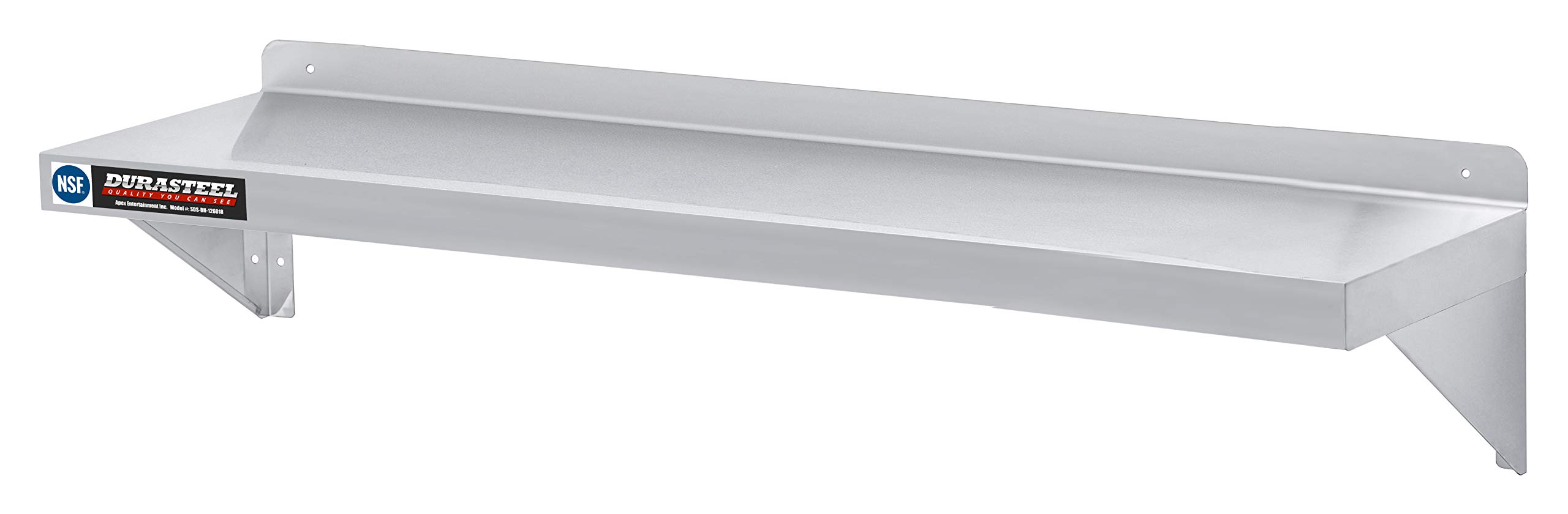 Algopix Similar Product 12 - DuraSteel Stainless Steel Wall Shelf 