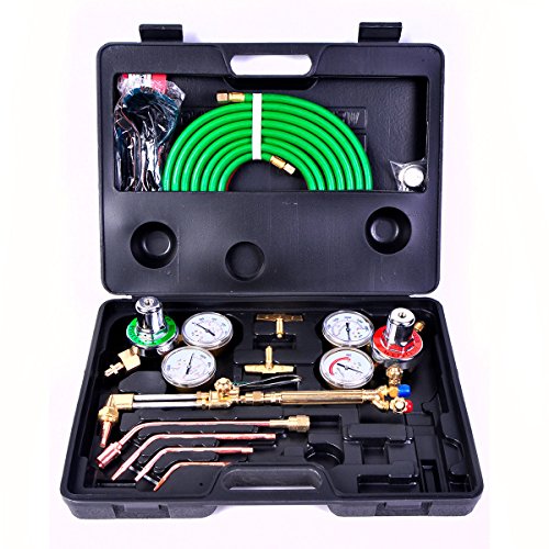 Algopix Similar Product 7 - Gas Welding Cutting Kit Oxy Acetylene