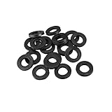 Algopix Similar Product 13 - uxcell Rubber Flat Washers M10 20mm OD