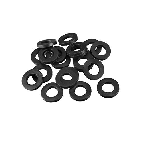 Algopix Similar Product 3 - uxcell Rubber Flat Washers M10 20mm OD