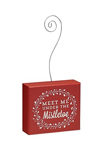Algopix Similar Product 7 - Christmas Wood Photo Holder  MEET ME