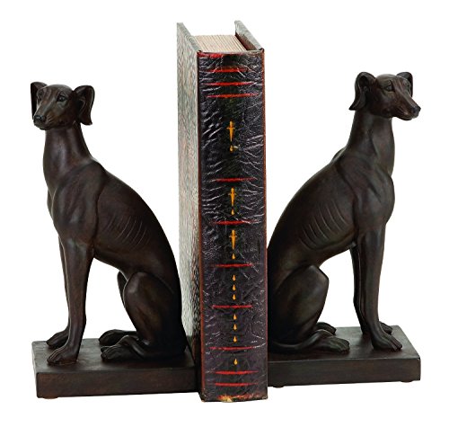 Algopix Similar Product 2 - Bellaa 25716 Greyhound Dog Bookend Pair