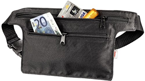 Algopix Similar Product 1 - Hama Travel Money Belt Black [128788]