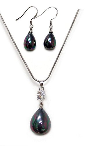 Algopix Similar Product 8 - Pearl Necklace Earrings Gift
