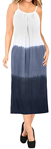 Algopix Similar Product 9 - LA LEELA Sleeveless Nightgown Lingerie