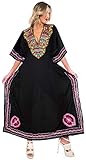 Algopix Similar Product 20 - LA LEELA Womens Maxi Kaftan Tank Dress