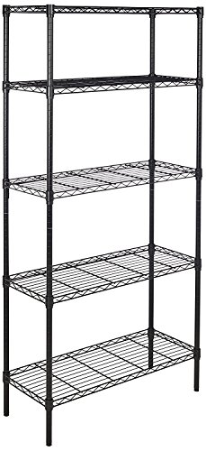 Algopix Similar Product 4 - Amazon Basics 5Shelf Adjustable Heavy
