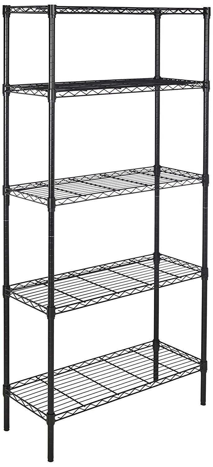 Algopix Similar Product 1 - Amazon Basics 5Shelf Adjustable Heavy