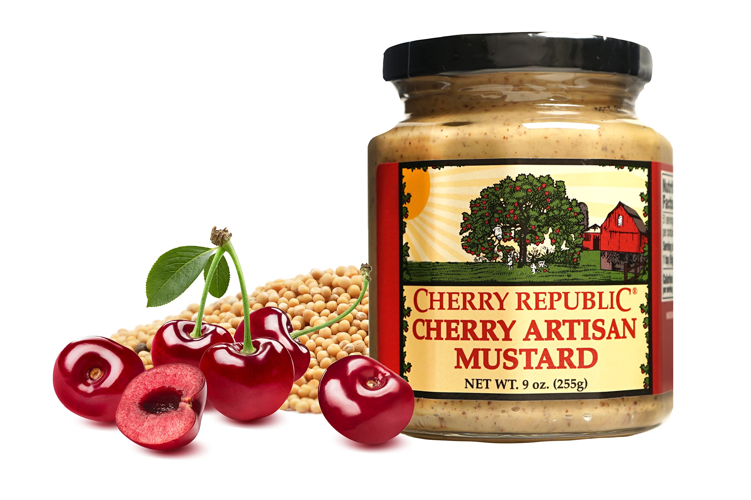 Algopix Similar Product 5 - Cherry Artisan Mustard  Michigan Tart