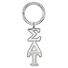 Algopix Similar Product 19 - Sterling Silver Sigma Delta Tau Key