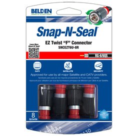 Algopix Similar Product 10 - Snap N Seal Ez Twist "F" Connector