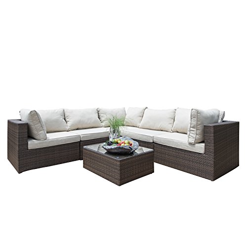Algopix Similar Product 20 - Supernova Outdoor Patio 6pc Sectional