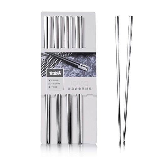 Algopix Similar Product 4 - Leaptech Quality Metal Chopsticks
