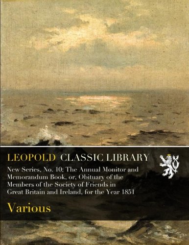 Algopix Similar Product 19 - New Series No 10 The Annual Monitor
