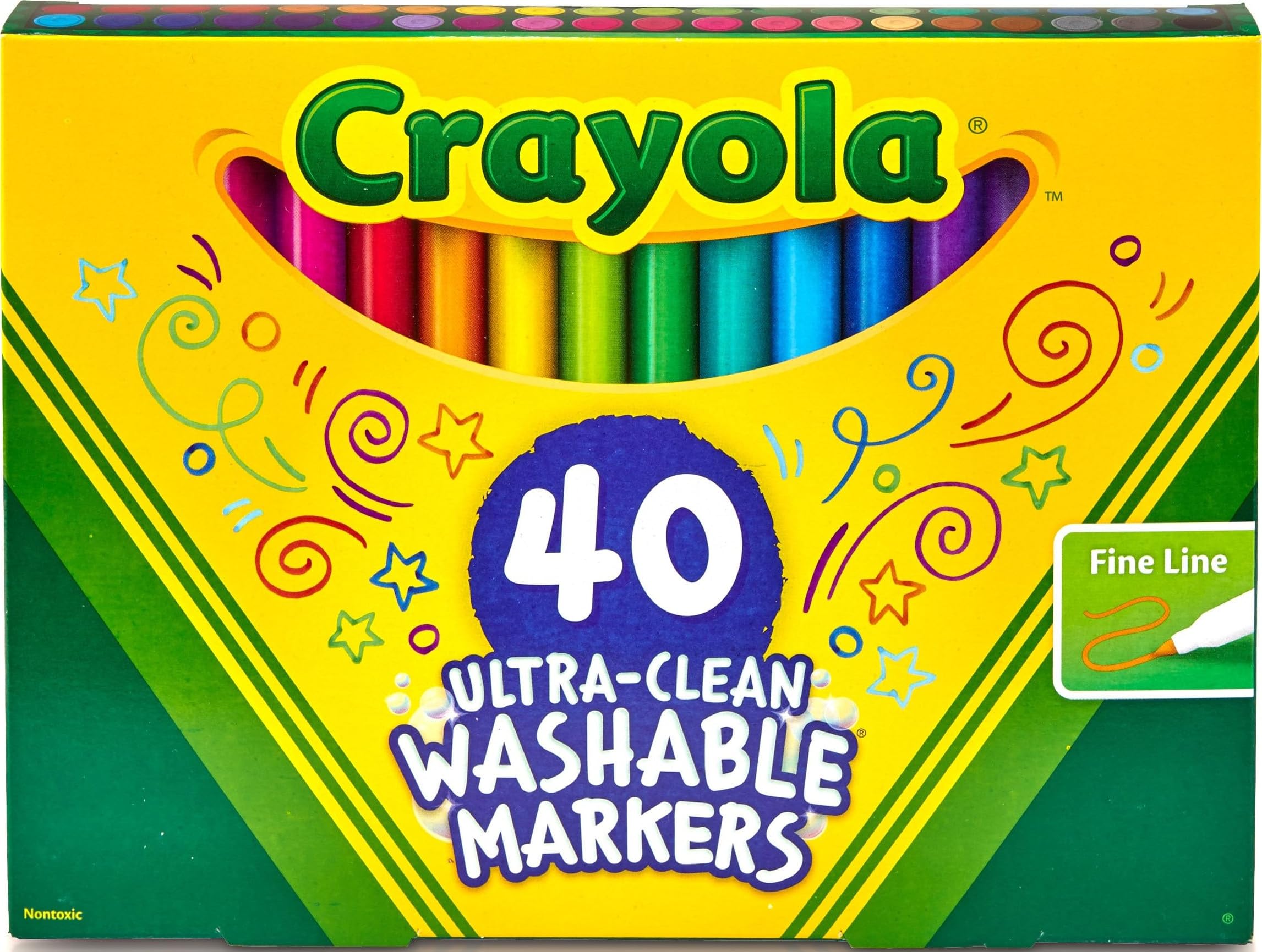 Algopix Similar Product 16 - Crayola Ultra Clean Fine Tip Washable
