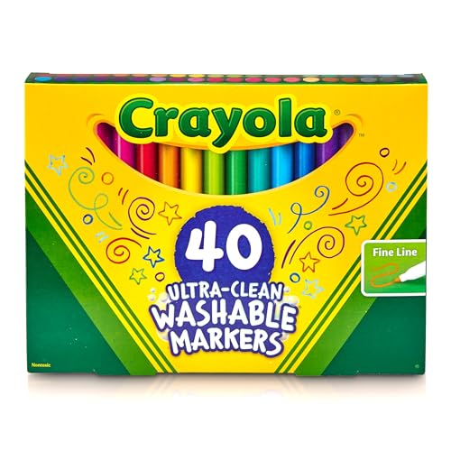 Algopix Similar Product 1 - Crayola Ultra Clean Fine Line Washable