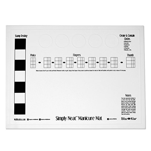Algopix Similar Product 15 - Bliss Kiss Simply Neat Manicure Mat