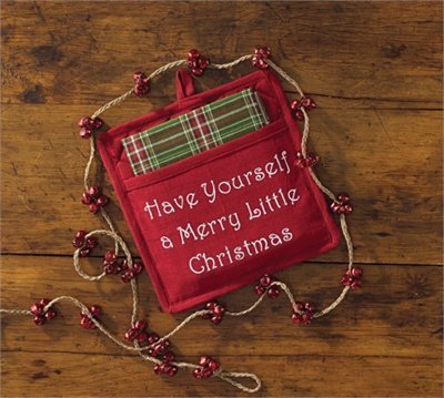 Algopix Similar Product 3 - Park Designs A Merry Christmas Pocket