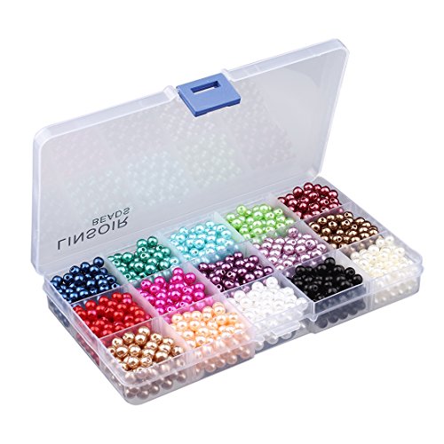 Algopix Similar Product 2 - Linsoir Beads 1500 Pcs Tiny Satin