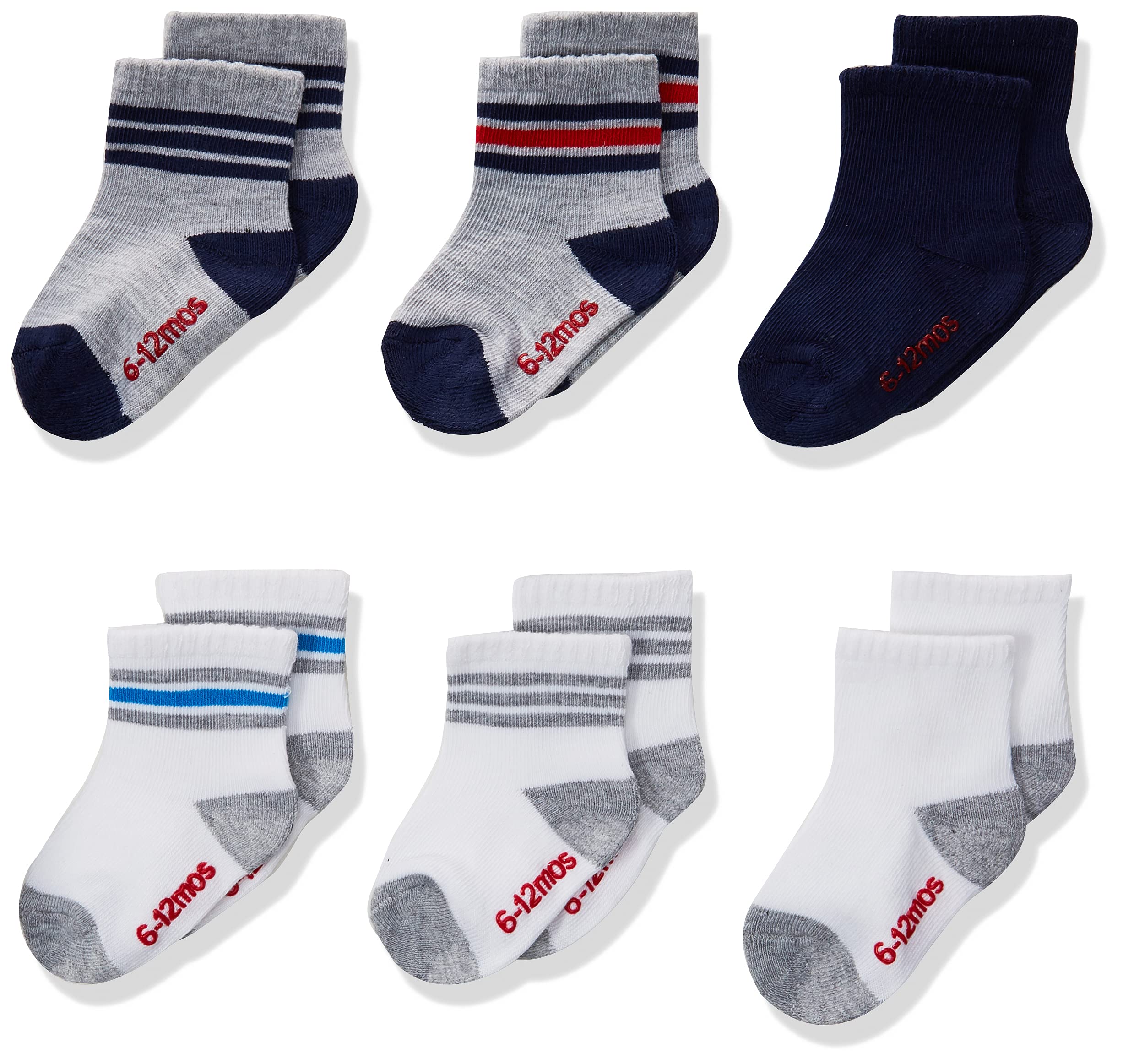 Algopix Similar Product 19 - Hanes Boys Toddler Crew NonSkid
