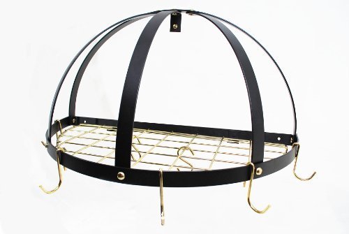 Algopix Similar Product 2 - Rogar Black Brass KD Half Dome Pot