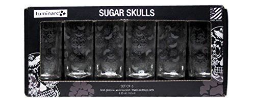 Algopix Similar Product 20 - Luminarc Sugar Skulls Satin Etched Shot